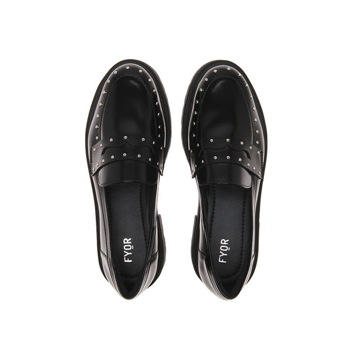 Fyor BDV 097 Luxury Loafers #color_black