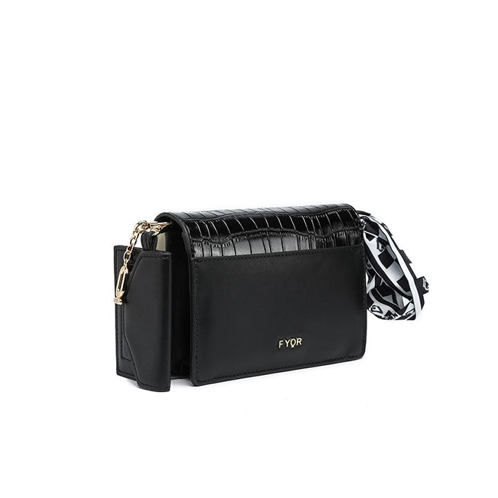 Fyor BD 122 Cross Body Bags #color_black