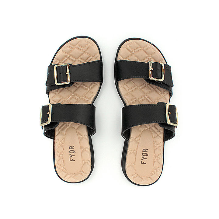 Fyor BRM 025 Comfort Sandal  #color_black