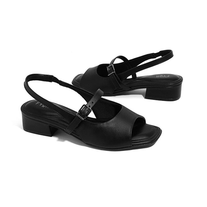 FYOR Box Heel #color_black