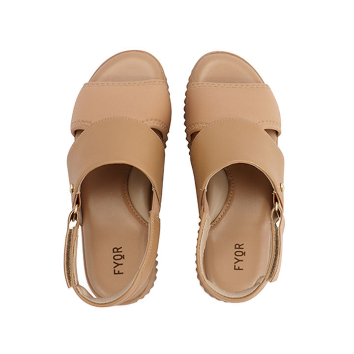 FYOR Flat Sandal #color_beige