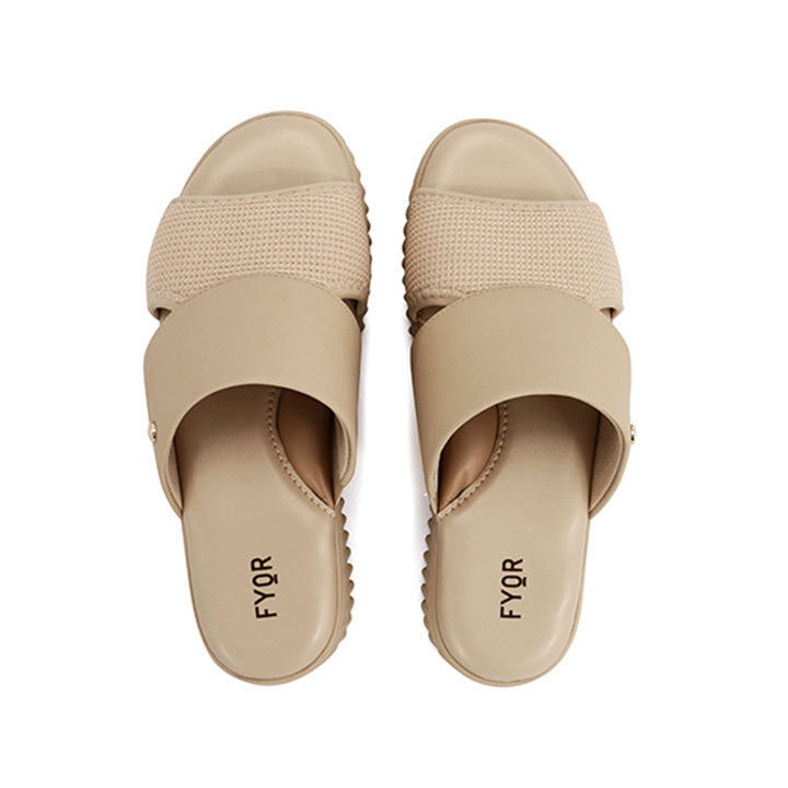 FYOR Flat Sandal #color_almond