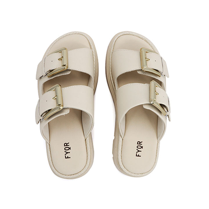 FYOR Flat Sandal #color_white