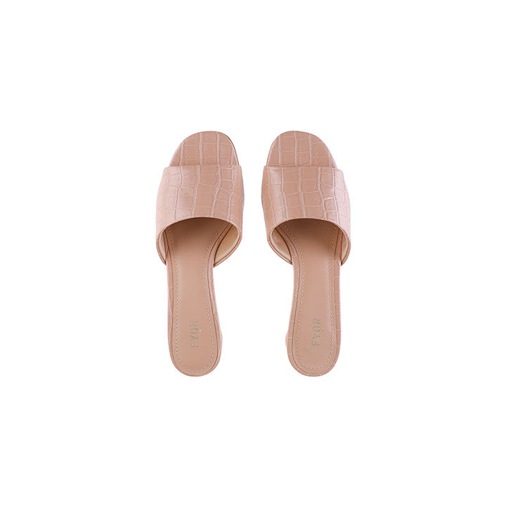 Fyor BSS 064 Box Heel #color_nude