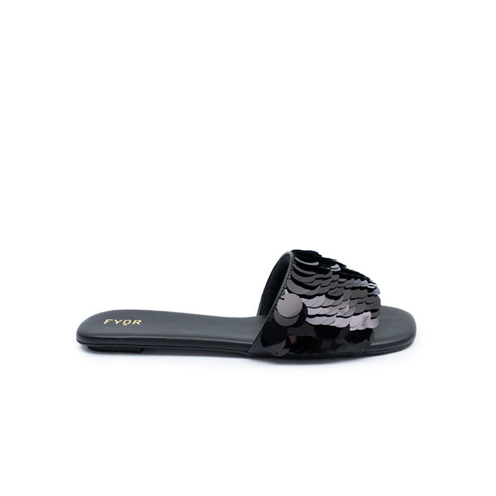 Fyor BVL 022 Flat Sandal #color_black