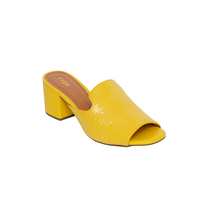 Fyor BVL 019 Box Heel #color_yellow
