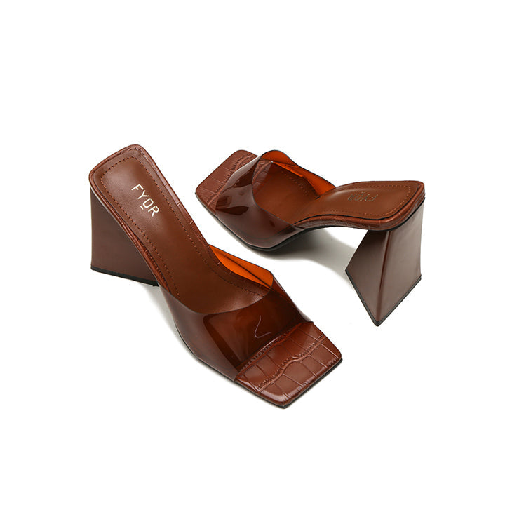 Fyor CMJ 04 Box Heel #color_brown