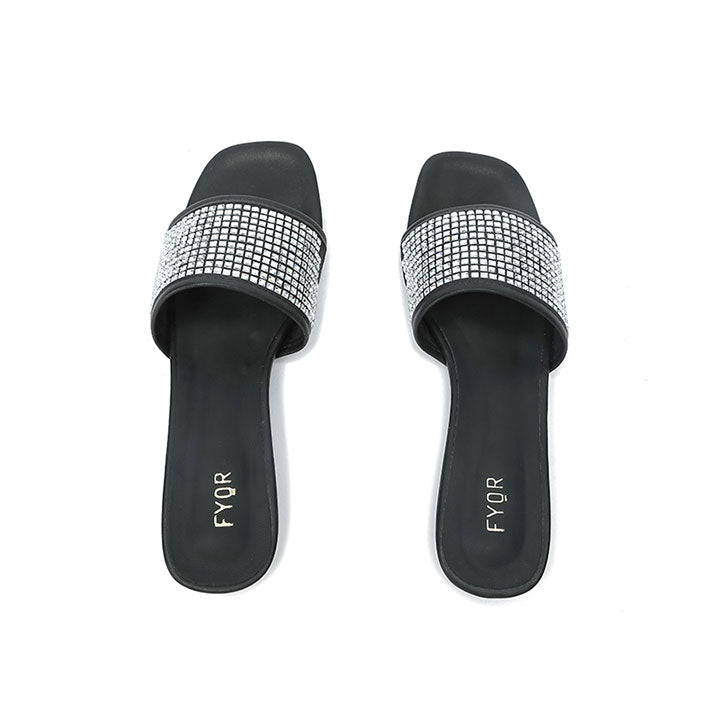 Fyor FC 03 Flat sandal #color_black