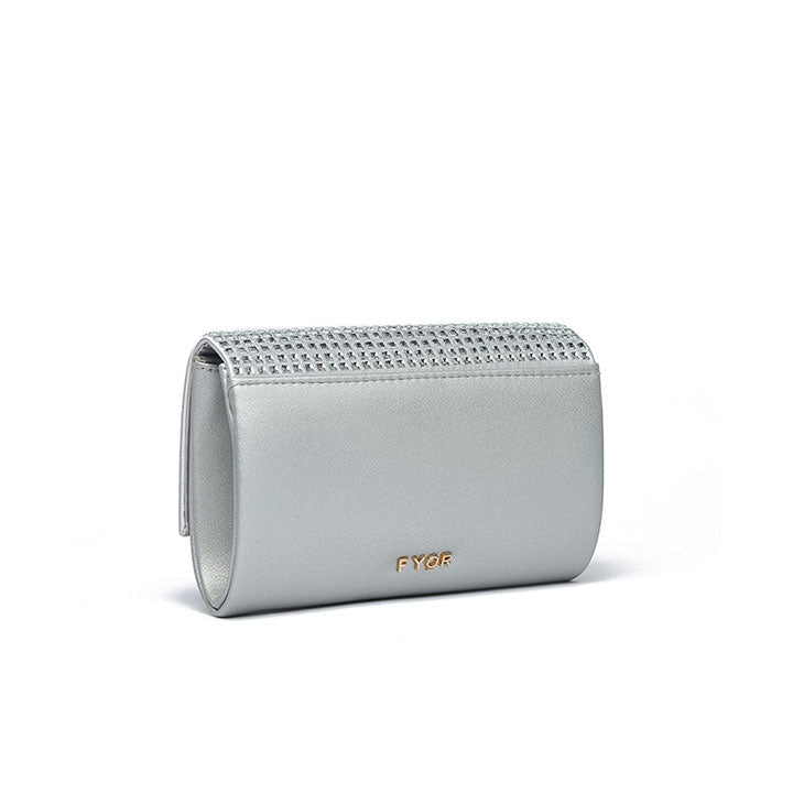 Fyor FCB 02 Cross Body Bags #color_silver
