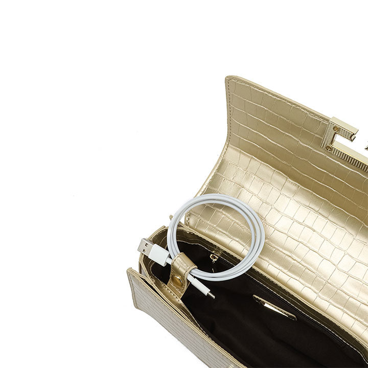 Fyor BD 95 Shoulder Bags #color_gold