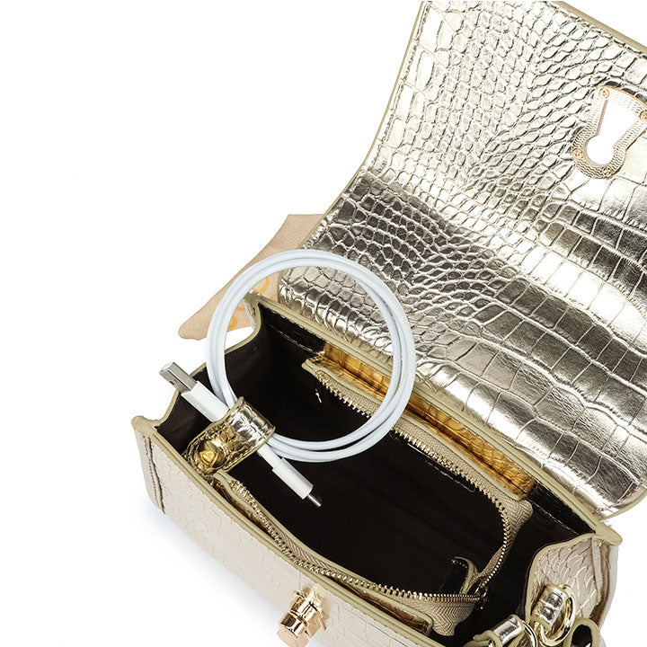 Fyor BD 138 Classy Shoulder Bags #color_l.-gold