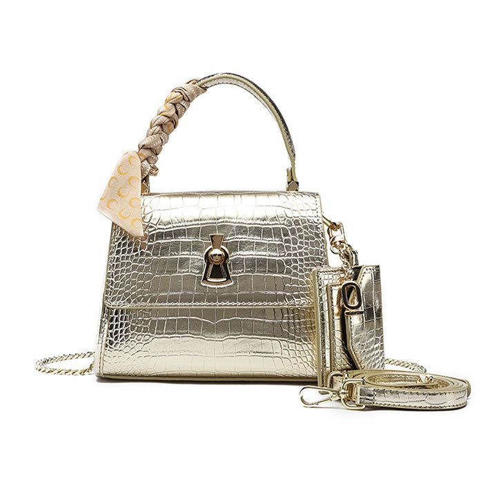 Fyor BD 138 Classy Shoulder Bags #color_l.-gold