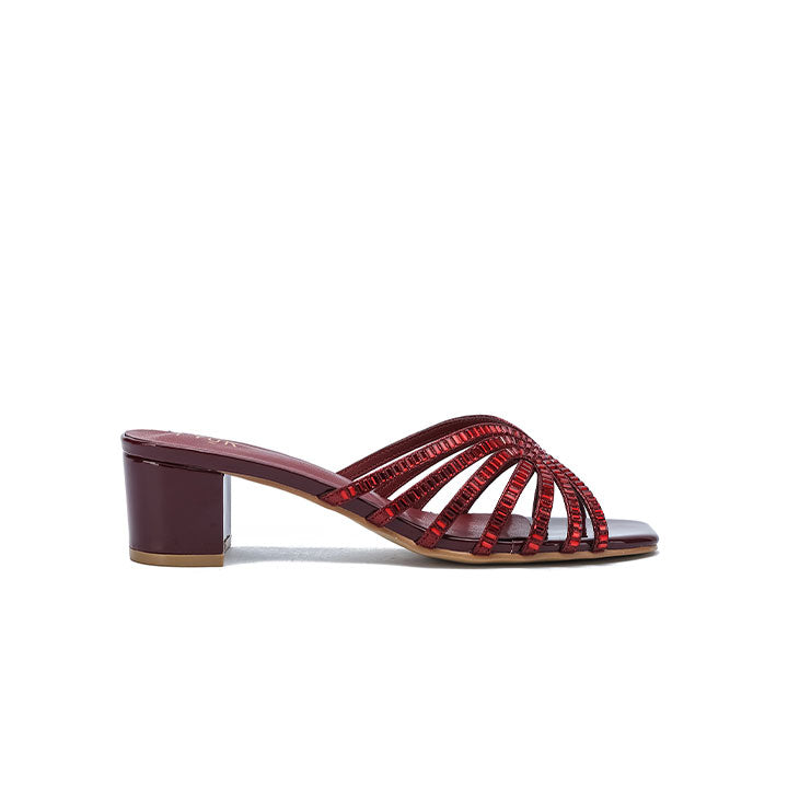 Fyor HL 122 Box Heel #color_cherry