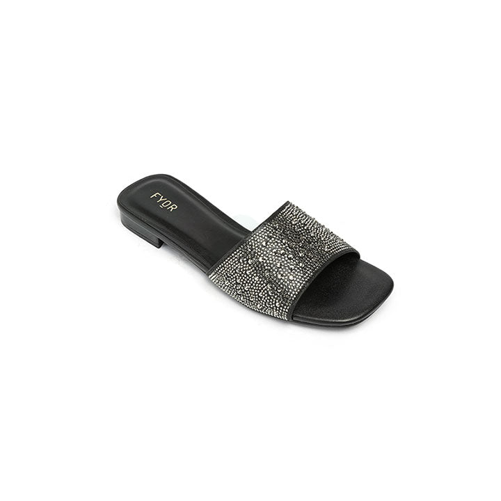 Fyor HL 162 Flat sandal #color_black
