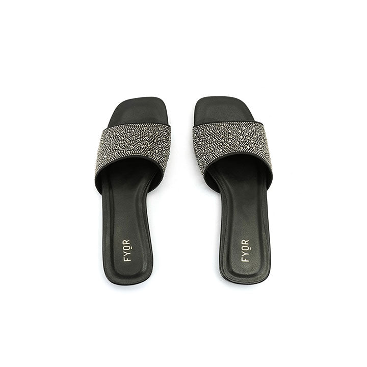 Fyor HL 162 Flat sandal #color_black