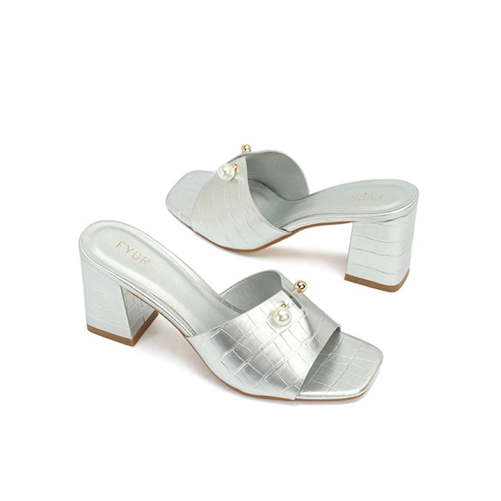 Fyor HL 166 Box Heel #color_silver
