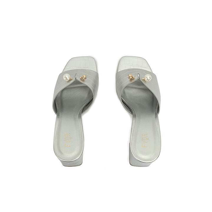 Fyor HL 166 Box Heel #color_silver