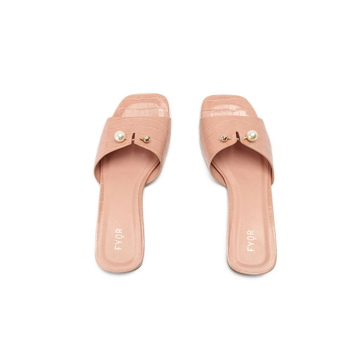 Fyor HL 167 Flat Sandal #color_peach
