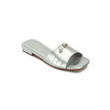 Fyor HL 167 Flat Sandal #color_silver