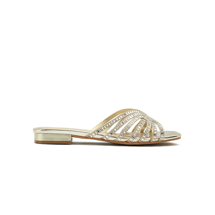 Fyor HL 168 Flat sandal #color_gold