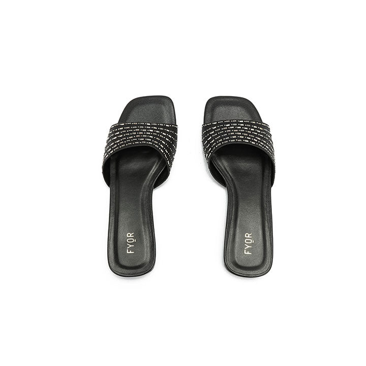 Fyor HL 171  Flat sandal #color_black