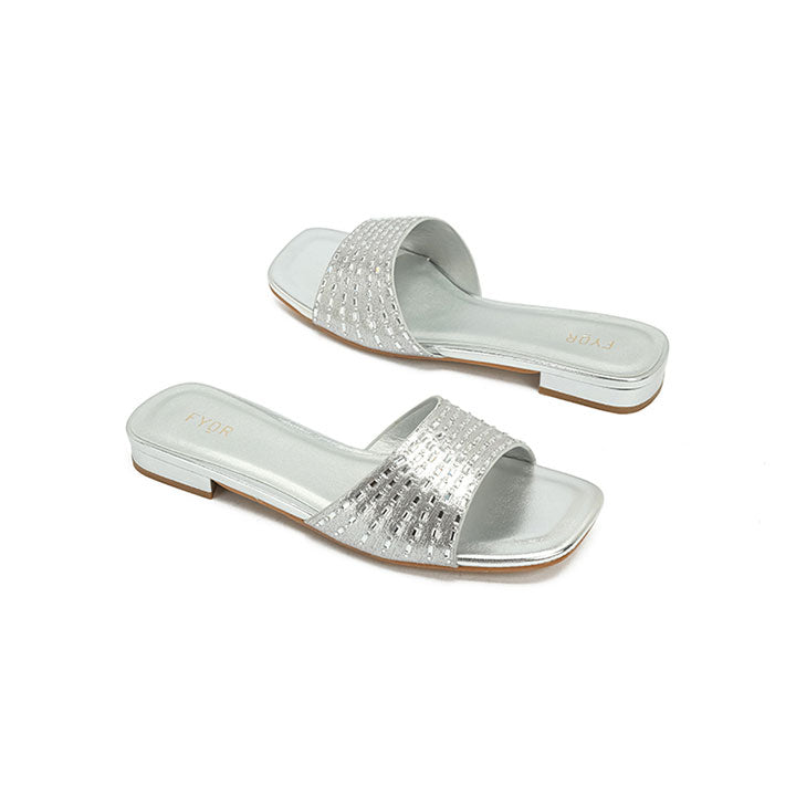 Fyor HL 171  Flat sandal #color_silver