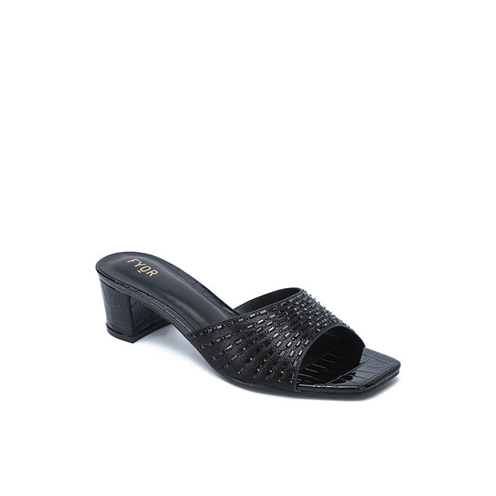Fyor HL 172 Box Heel #color_black-croco