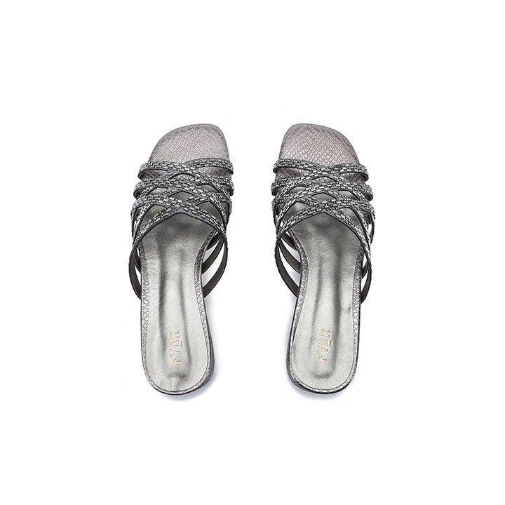 Fyor HL 183 Flat Sandal #color_pewter