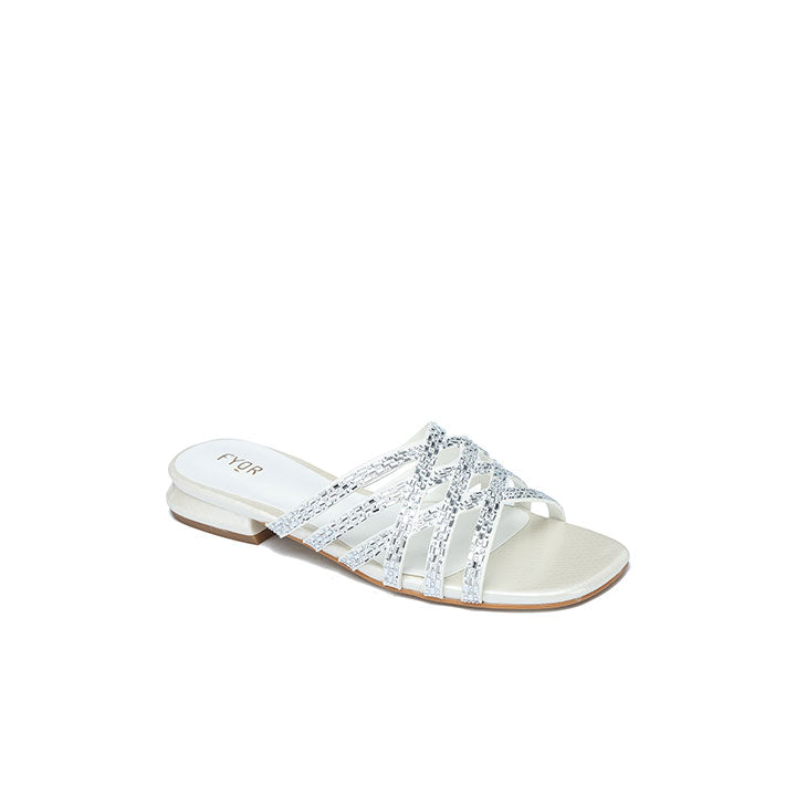 Fyor HL 183 Flat Sandal #color_white