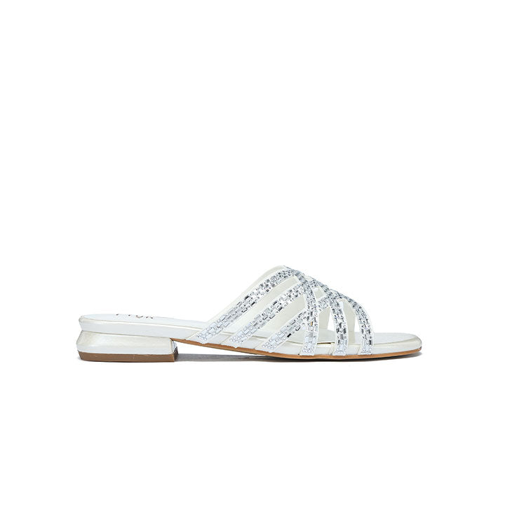 Fyor HL 183 Flat Sandal #color_white