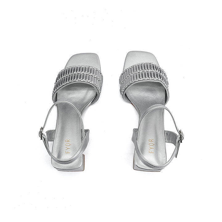 Fyor HL 186 Box Heel #color_silver
