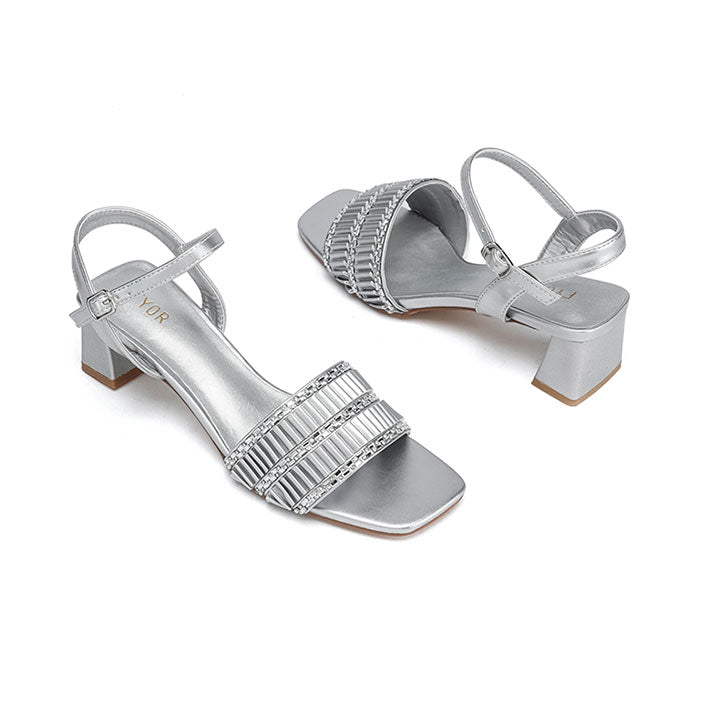 Fyor HL 186 Box Heel #color_silver