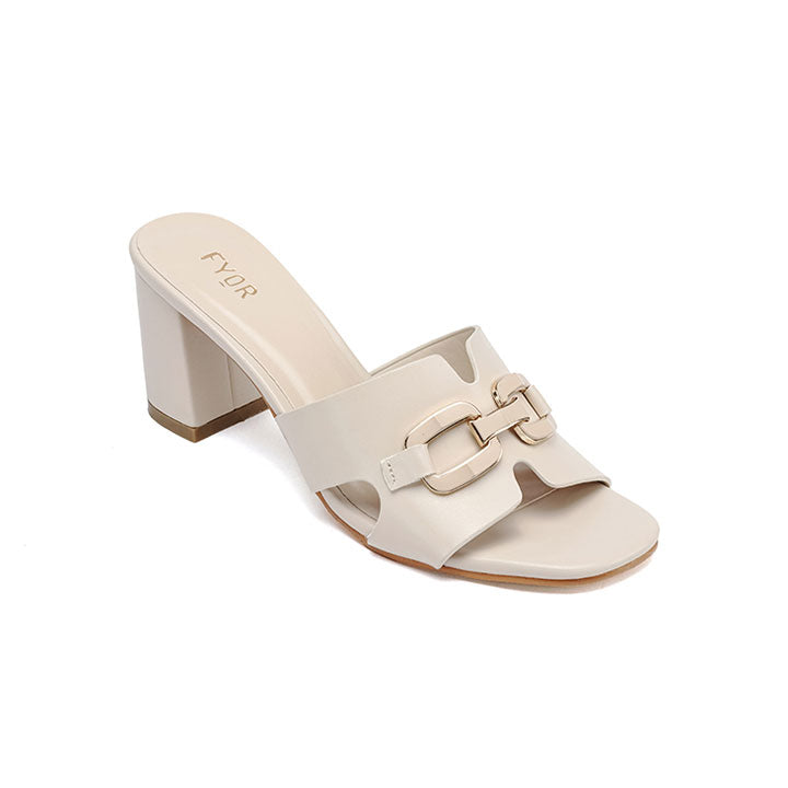 Fyor HL 191 Box Heel #color_cream