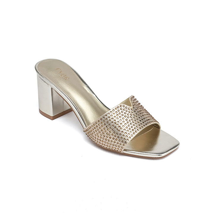 Fyor HL 196 box heel #color_gold