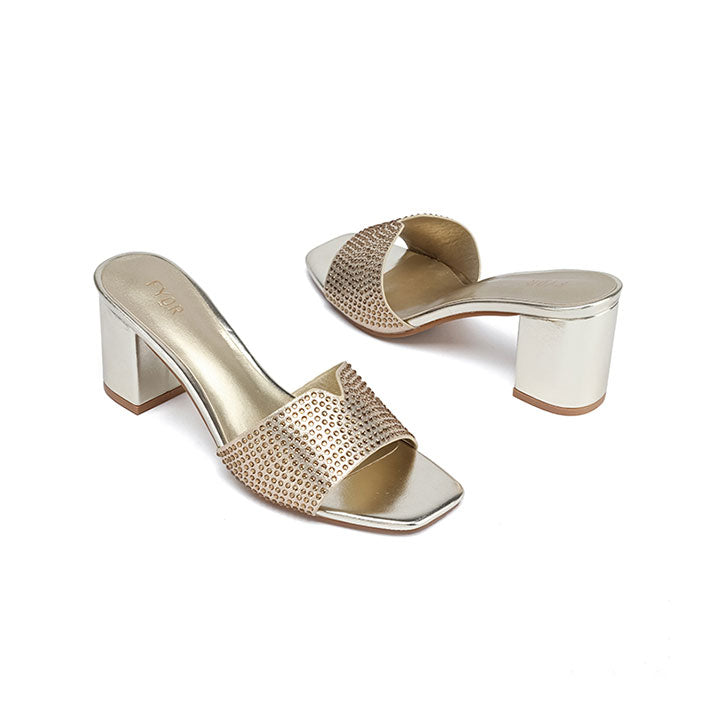 Fyor HL 196 box heel #color_gold