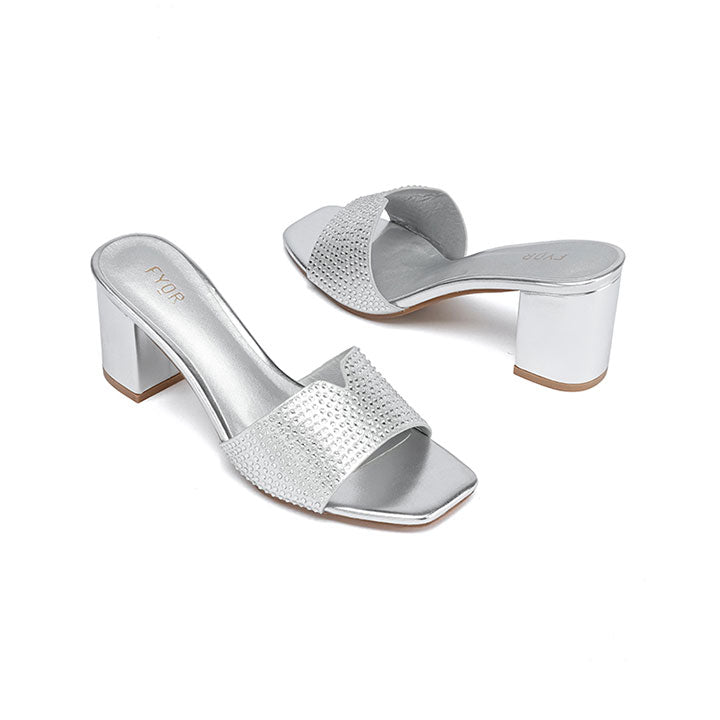 Fyor HL 196 box heel #color_silver