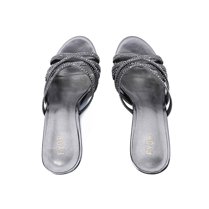 Fyor HL 206 Luxury Mule #color_gunmetal