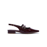 FYOR Flat Sandal #color_burgundy