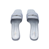 FYOR Flat Sandal #color_silver