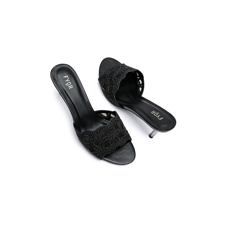 Fyor HL 22 Stiletto Mule #color_black