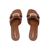 FYOR Flat Sandal #color_camel
