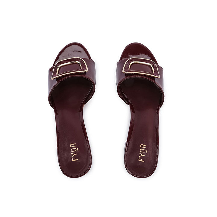 FYOR Box Heel #color_burgundy