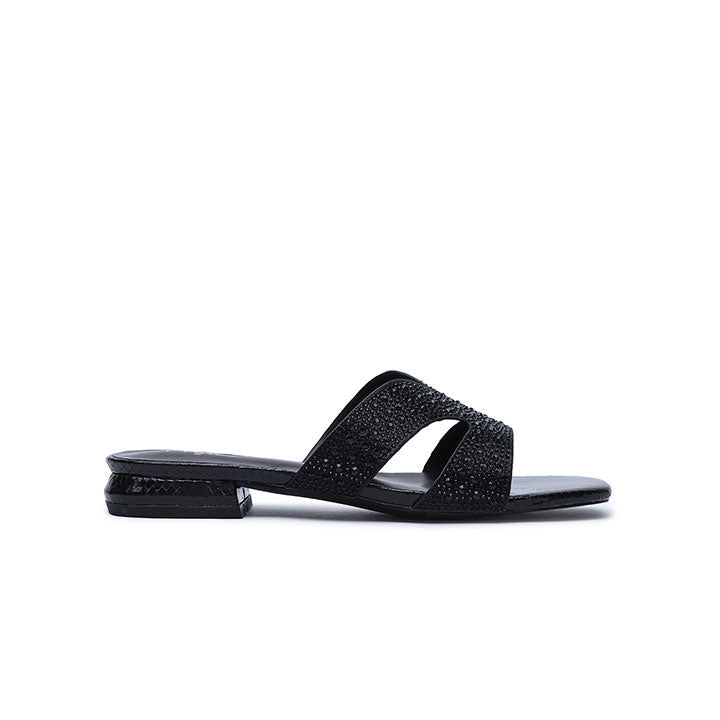 FYOR Flat Sandal #color_black