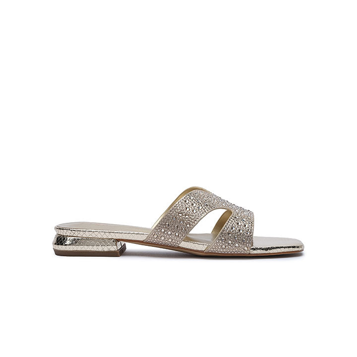 FYOR Flat Sandal #color_gold