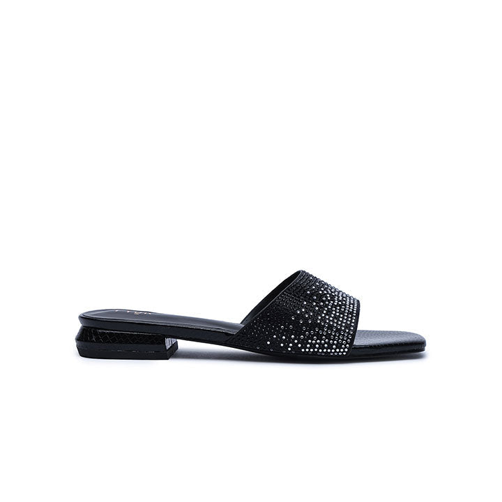 FYOR Flat Sandal #color_black