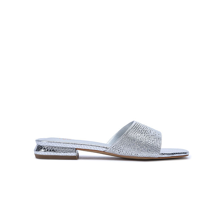 FYOR Flat Sandal #color_silver