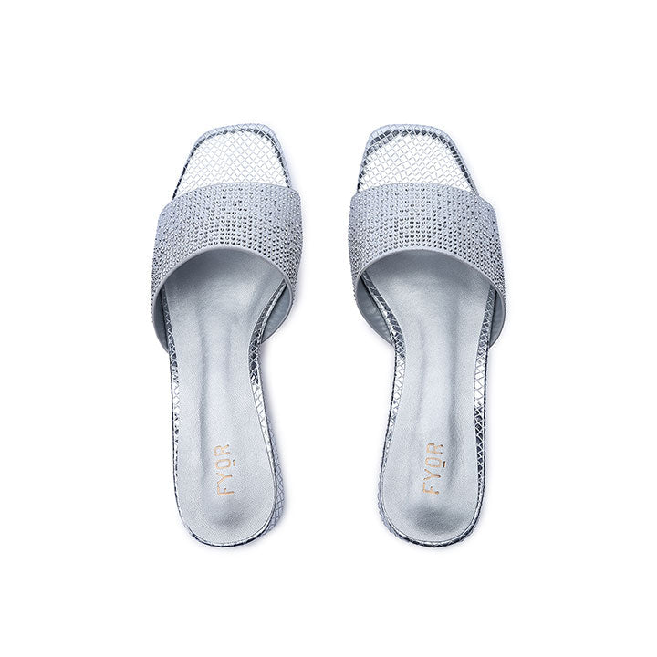 FYOR Flat Sandal #color_silver