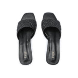 FYOR Flat Sandal #color_black