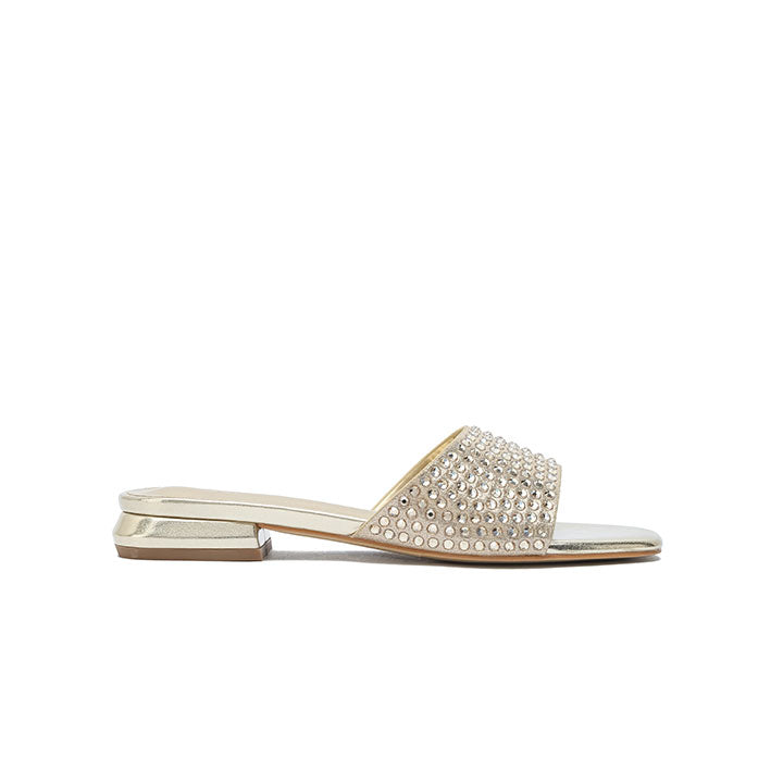 FYOR Flat Sandal #color_gold