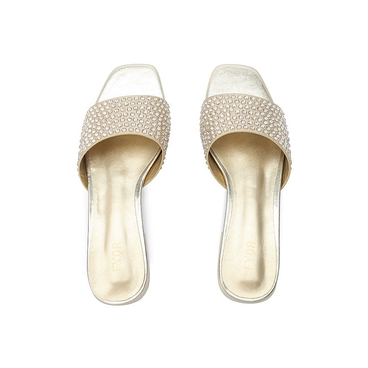 FYOR Flat Sandal #color_gold